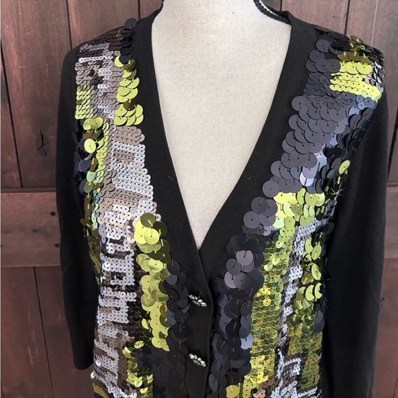 ST. JOHN Couture collection sequin sweater - Picture 3 of 5